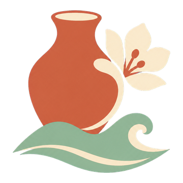 陶花岛陶艺 Logo